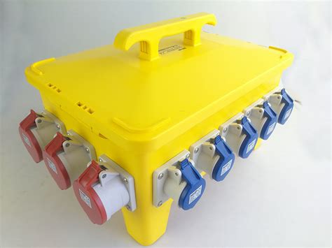 industrial power distribution box|temporary power distribution spider box.